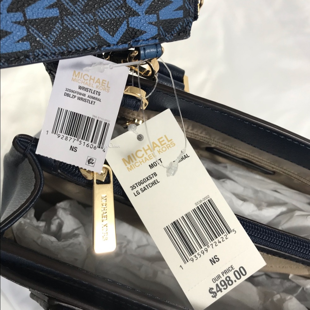 NWT Michael Kors Mott Large & Wallet Set - Picture 8 of 11